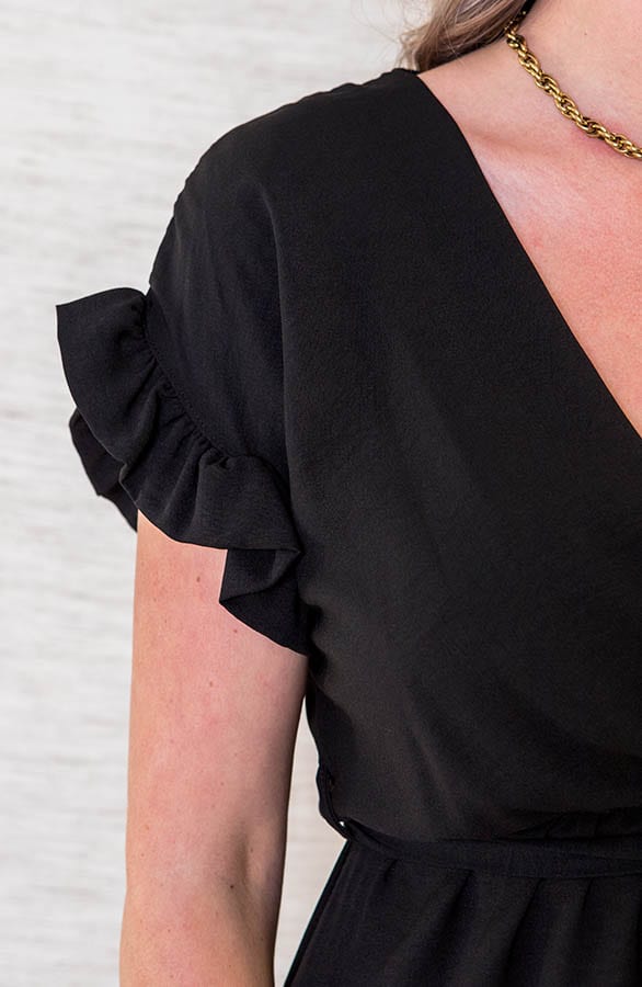 Midi Jurk Jazzie Zwart – shoparchief — foto 4