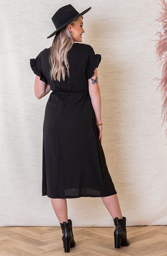 Midi Jurk Jazzie Zwart – shoparchief — foto 3