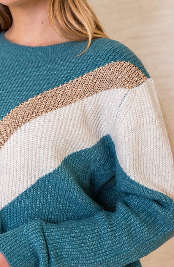 Multicolour V Sweater Roselynn Oase – shoparchief — foto 4