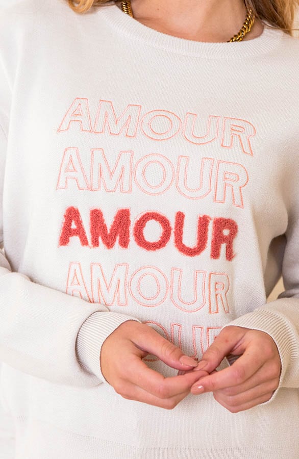 Multiple Amour Sweater Abbey Ecru – shoparchief — foto 4