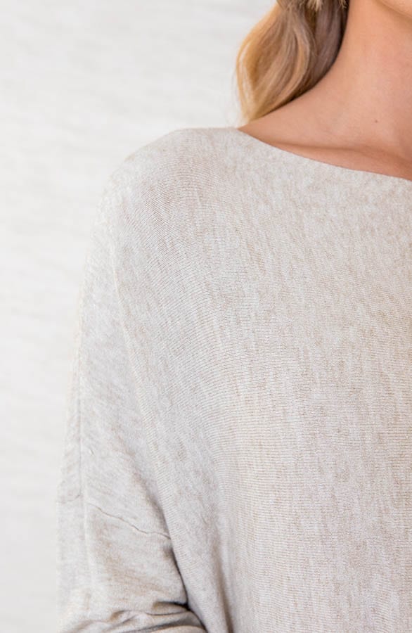 Oversized Jurk Met Knopen Faith Beige – shoparchief — foto 4