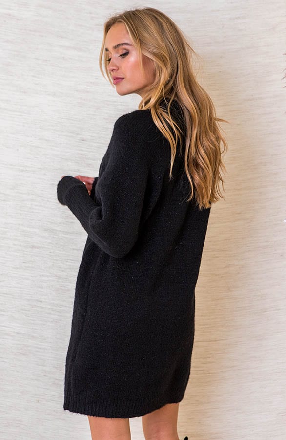 Oversized Lurex Tuniek Loesje Zwart – shoparchief — foto 3