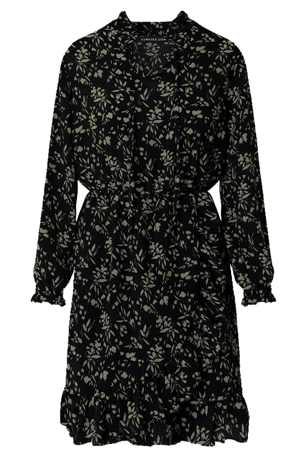 Overslag Bloemen Jurk Natali Army – shoparchief — foto 6