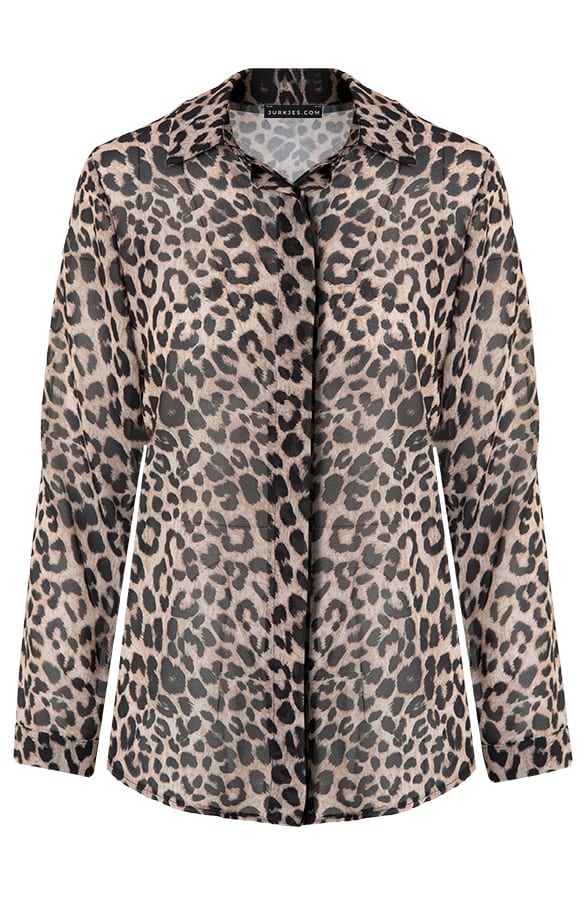 Panterprint Blouse Elisa Camel – shoparchief — foto 6