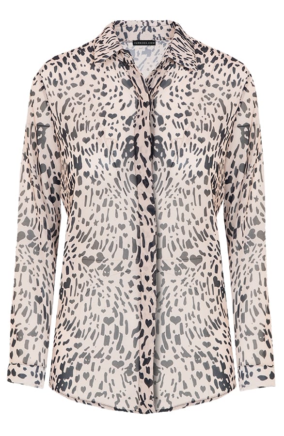 Print Blouse Jaimy Beige β shoparchief