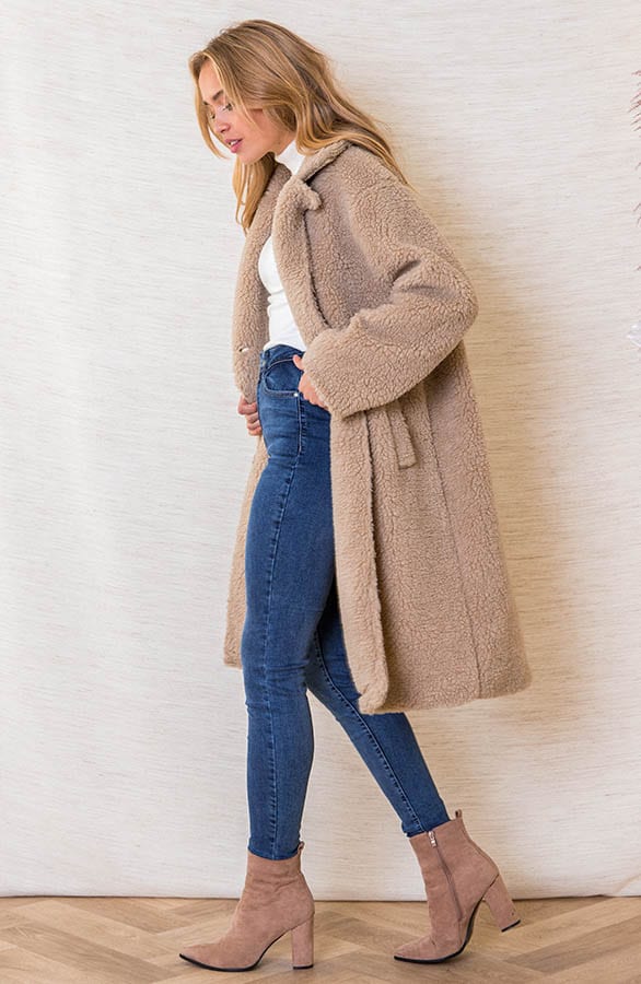 Soft Teddy Jacket Taylor Beige – shoparchief — foto 3