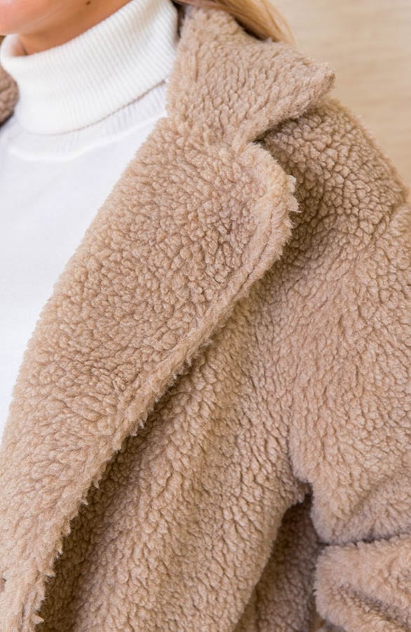 Soft Teddy Jacket Taylor Beige – shoparchief — foto 4