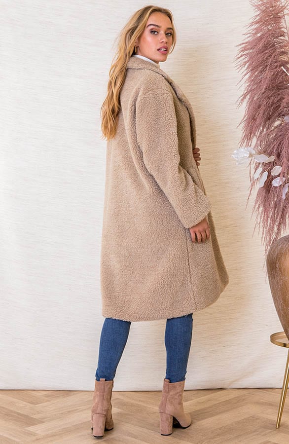Soft Teddy Jacket Taylor Beige – shoparchief — foto 2