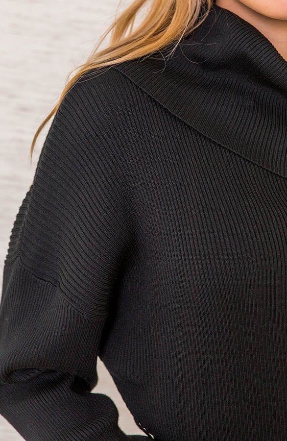 Stretch Coljurk Met Ceintuur Tiffany Zwart – shoparchief — foto 4