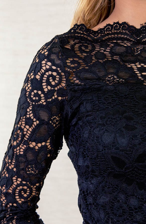 Celina Kanten Sleeve Zwart – shoparchief — foto 5