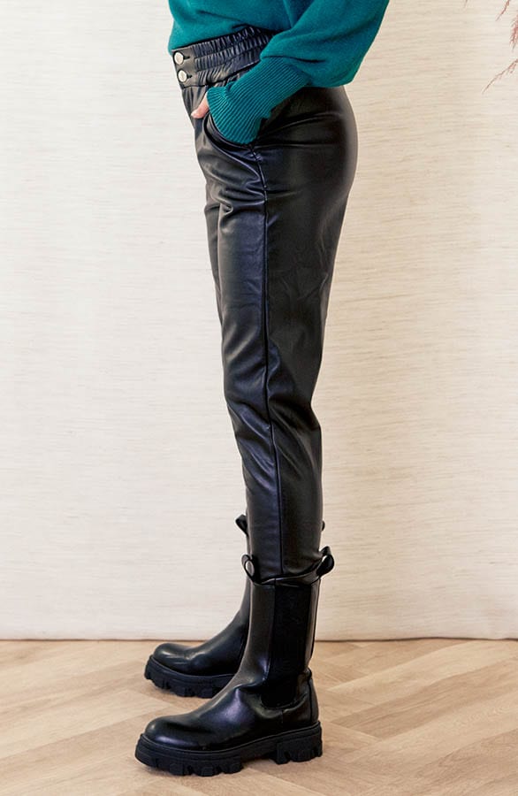 Coating Pants Alyna Black – shoparchief — foto 2