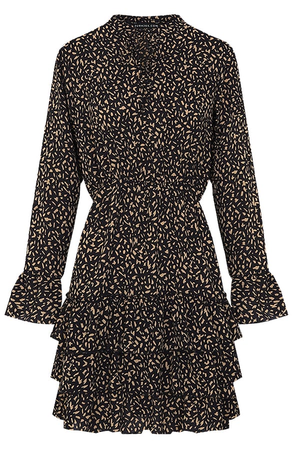 Evelyn Ruches Jurk Camel – shoparchief — foto 6