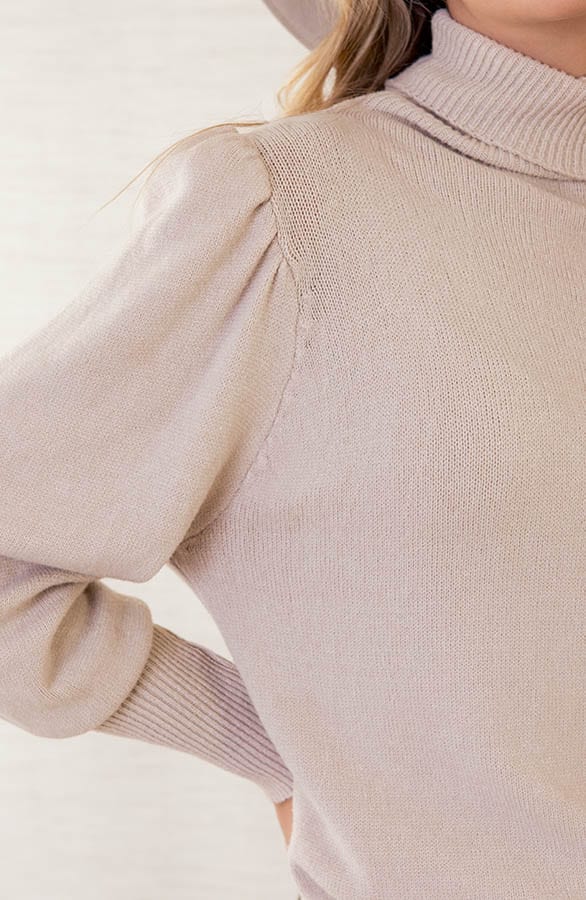 Pofmouwen Coltrui Aria Beige – shoparchief — foto 5