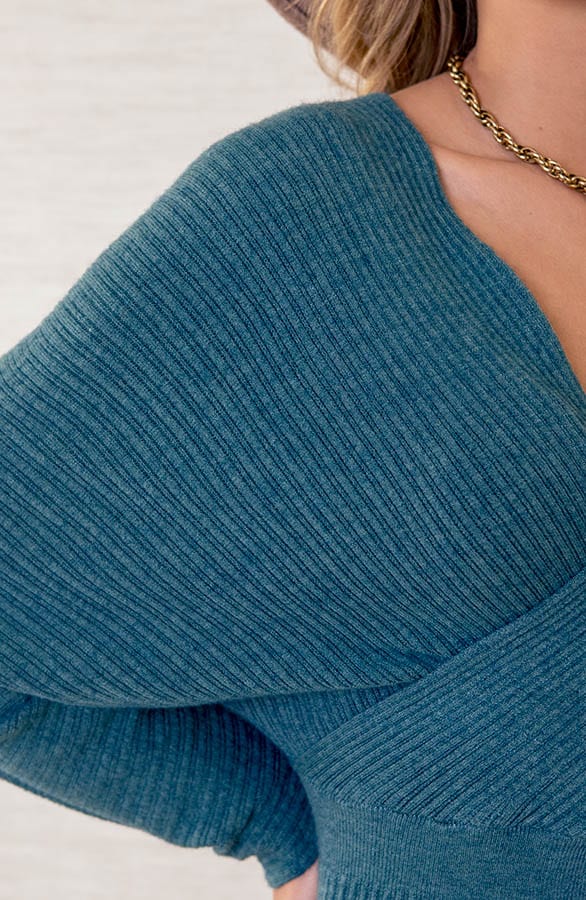 Ribstof Stretch Jurk Mabel Oase – shoparchief — foto 5
