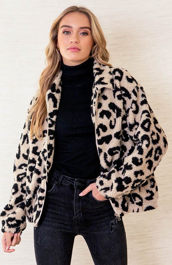 Soft Teddy Jasje Met Print Kaylie Beige – shoparchief — foto 5