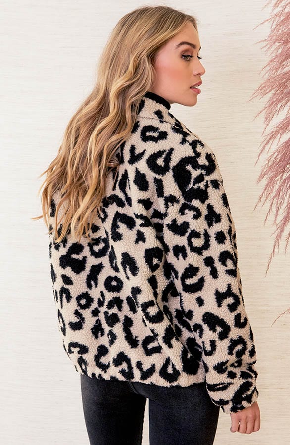 Soft Teddy Jasje Met Print Kaylie Beige – shoparchief — foto 3