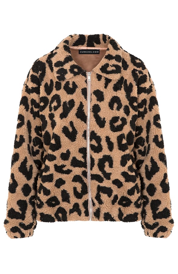 Soft Teddy Jasje Met Print Kaylie Camel – shoparchief — foto 6