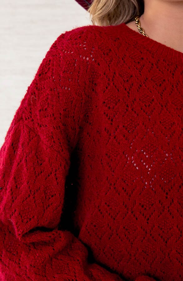 Soft Trui Noella Rood – shoparchief — foto 4
