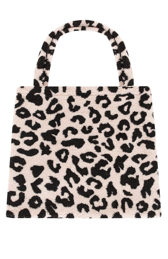 Teddy Schoudertas Met Panterprint Daisy Beige – shoparchief