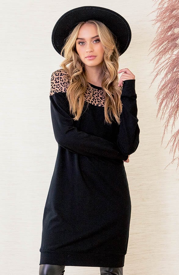 Tuniek Met Panterprint Lott Camel – shoparchief — foto 2