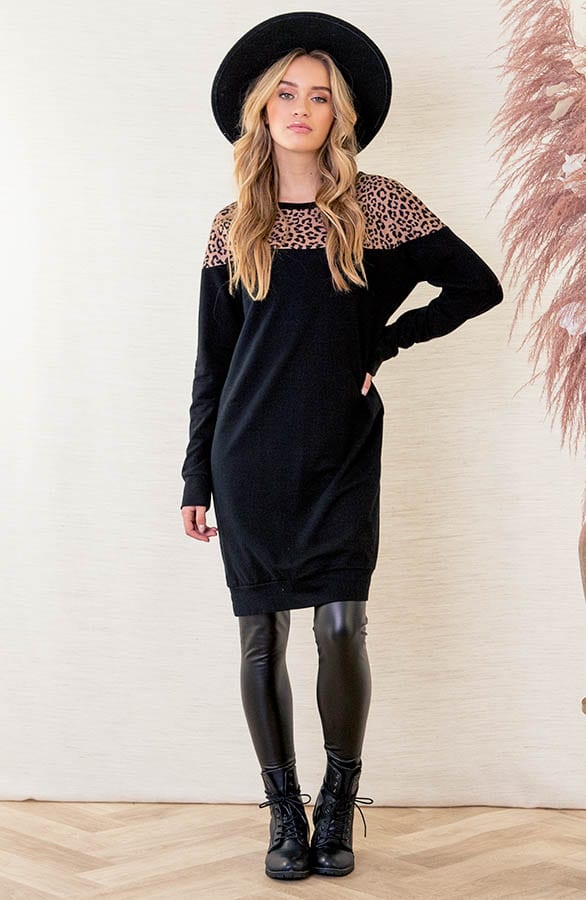 Tuniek Met Panterprint Lott Camel – shoparchief — foto 5