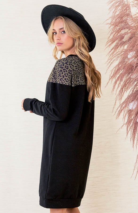 Tuniek Met Panterprint Lott Legergroen – shoparchief — foto 4