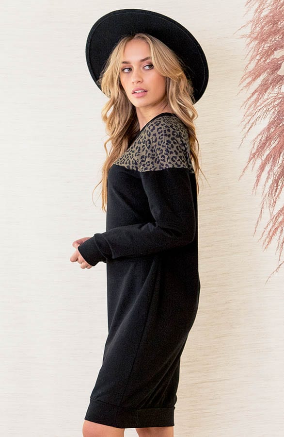 Tuniek Met Panterprint Lott Legergroen – shoparchief — foto 3