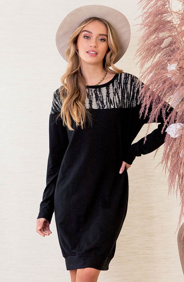 Tuniek Met Print Lott Wit – shoparchief