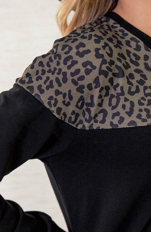 Tuniek Met Panterprint Lott Legergroen – shoparchief — foto 5