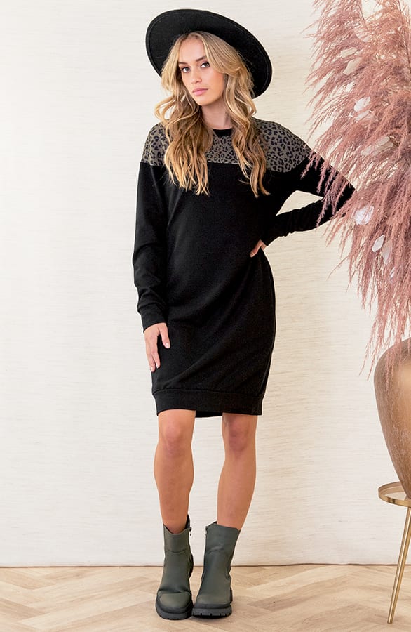Tuniek Met Panterprint Lott Legergroen – shoparchief