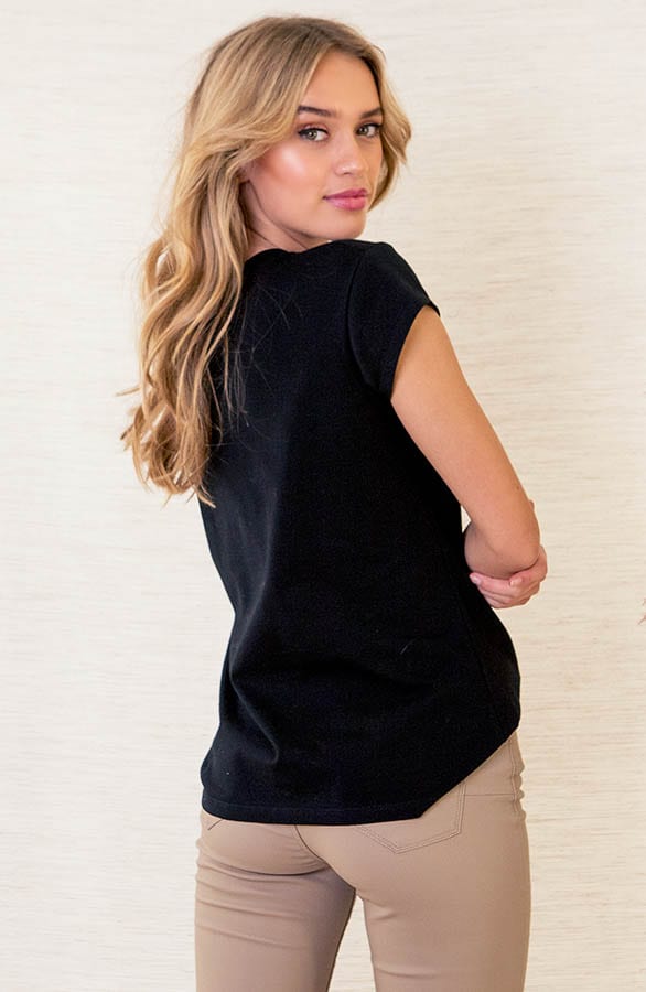 Amour Print Top Kristel Beige – shoparchief — foto 4
