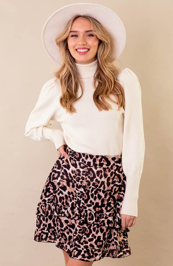 Laagjes Rok Panterprint Chelsey – shoparchief — foto 2
