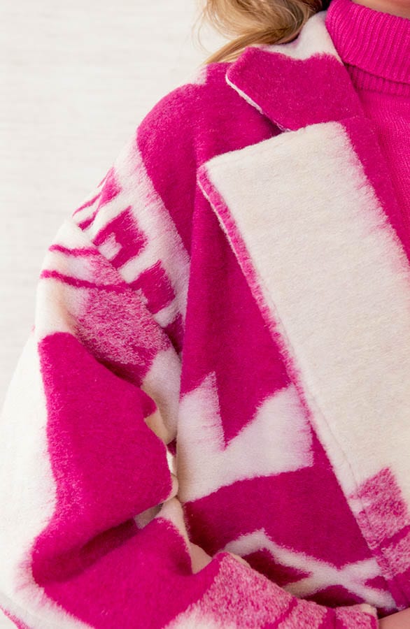 Oversized Print Jas Giulia Fuchsia – shoparchief — foto 6