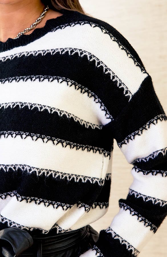 Banen Wavy Trui Marlou Zwart – shoparchief — foto 5