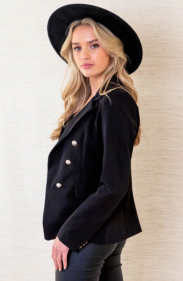 Blazer Met Knopen Lola Zwart – shoparchief — foto 2