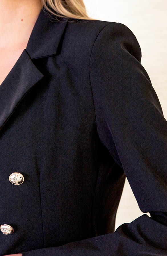 Blazer Met Knopen Lola Zwart – shoparchief — foto 4