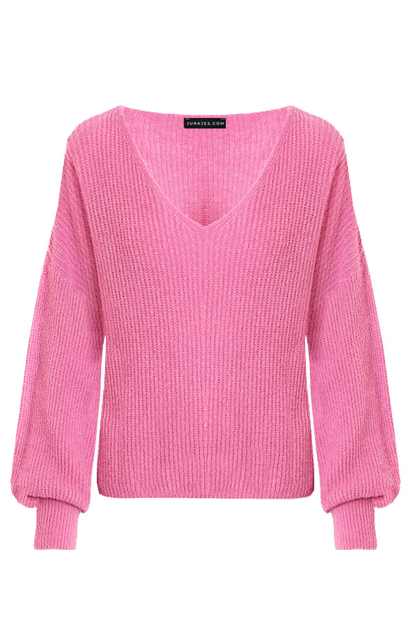 Gebreide Dames Trui Yasmina Roze – shoparchief