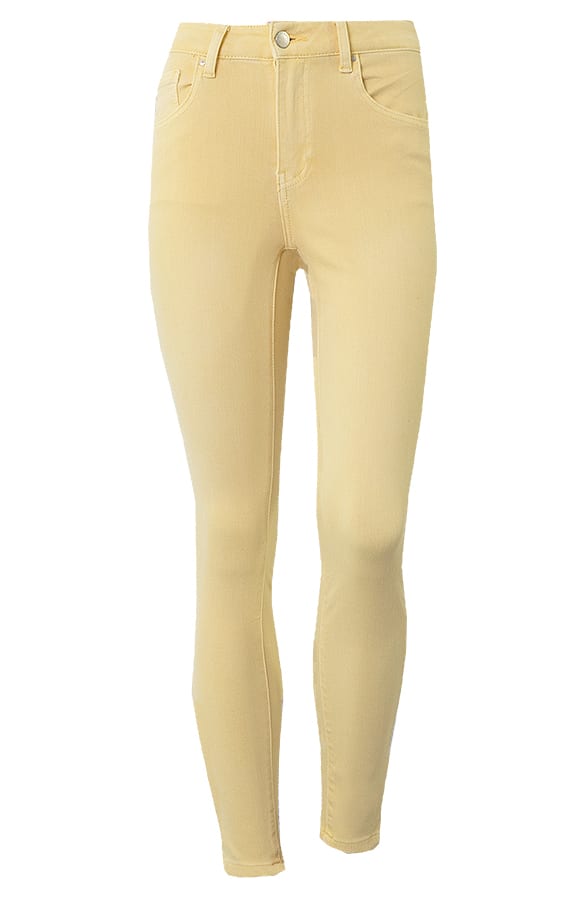 High Waist Spijkerbroek Lizzy Geel – shoparchief