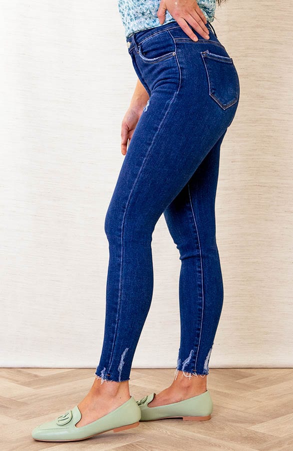 Hoge Taille Broek Damaged Izzy – shoparchief — foto 2