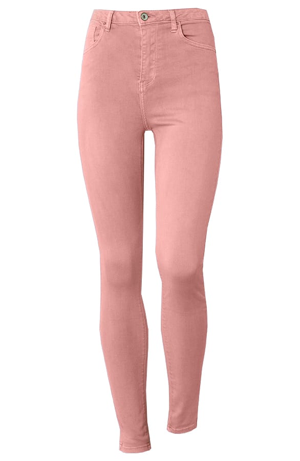 Hoge Taille Broek Lizzy Dust Roze – shoparchief