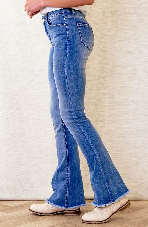 Hoge Taille Flared Broek Rafel Elsa – shoparchief — foto 2