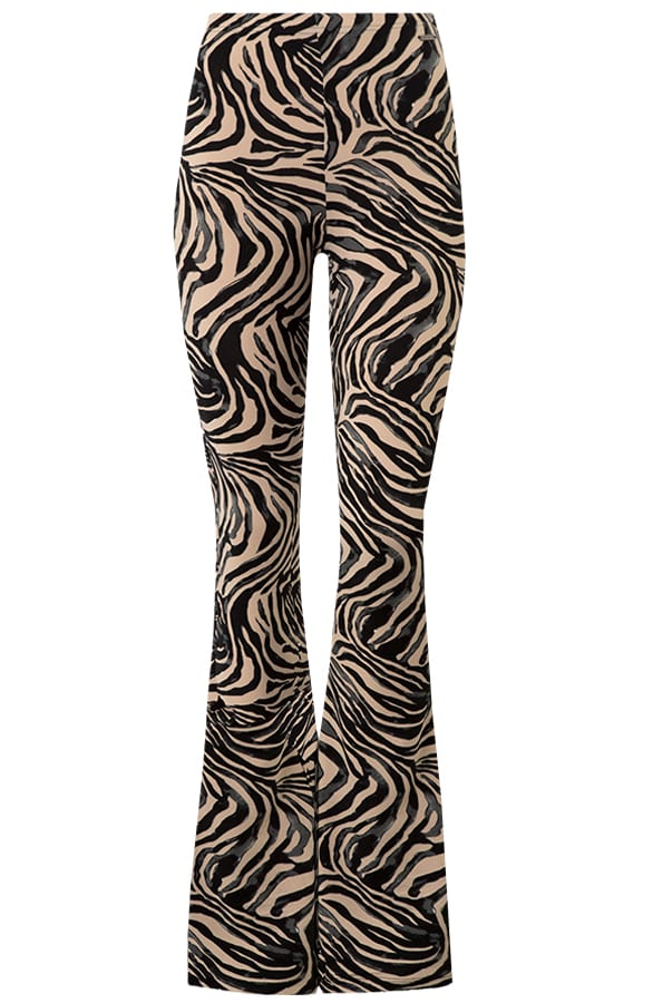 Janine Flared Broek Safari Camel – shoparchief