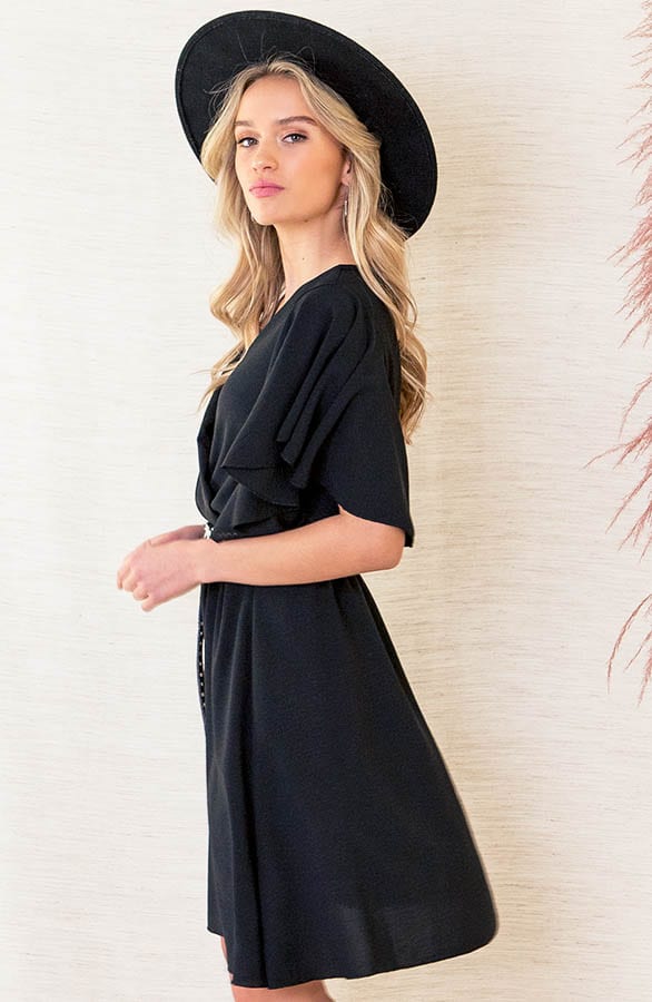 Jurk Nikkie Zwart – shoparchief — foto 3