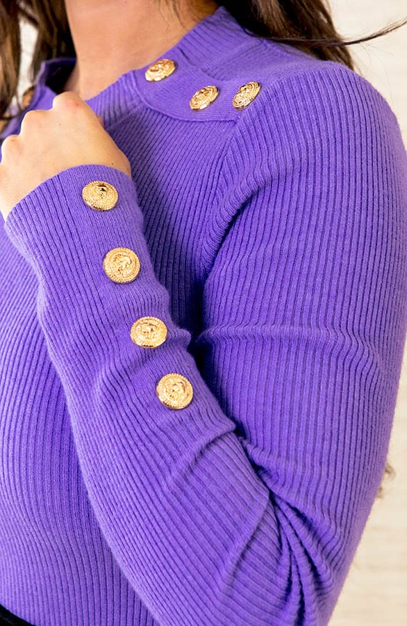 Longsleeve Stretch Trui Suzanne Lila – shoparchief — foto 4