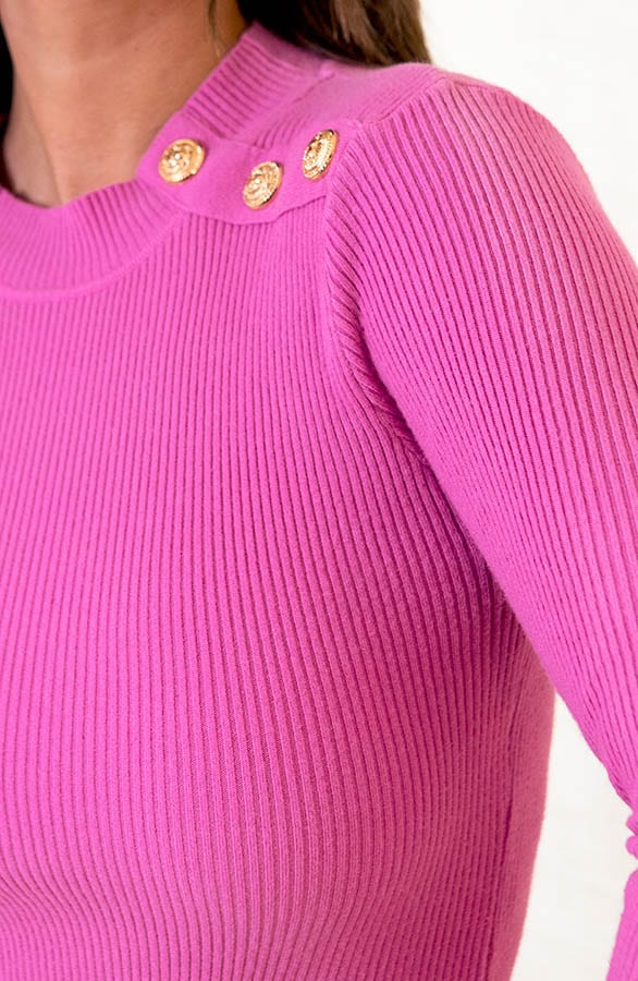 Longsleeve Stretch Trui Suzanne Roze – shoparchief — foto 5