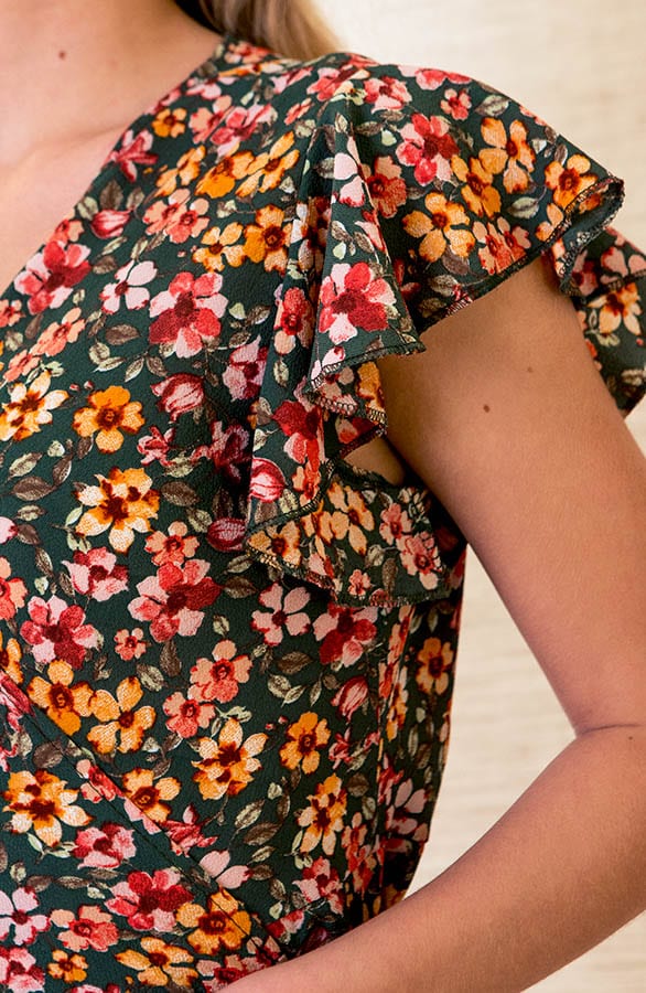 Midi Jurk Bloemenprint Jenny Army – shoparchief — foto 5