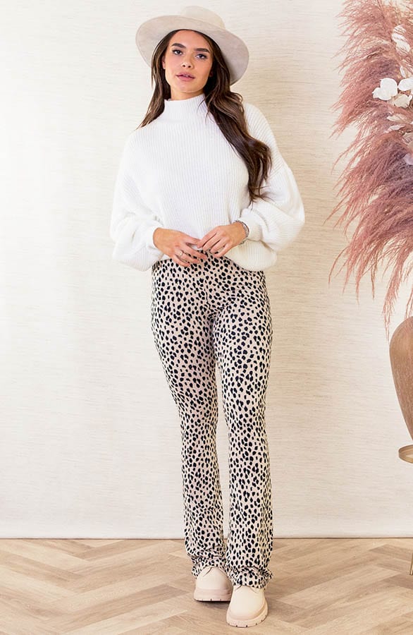 Oversized Gebreide Trui Leona Ecru – shoparchief — foto 5