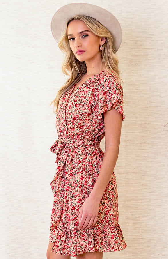 Overslag Jurk Floral Philou – shoparchief — foto 3