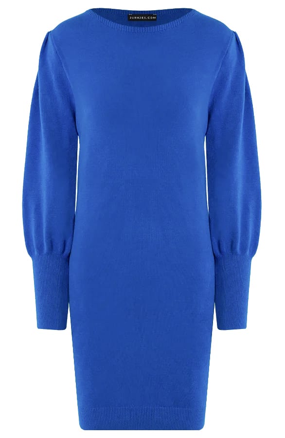 Pofmouwen Jurk Ariana Kobalt – shoparchief — foto 6
