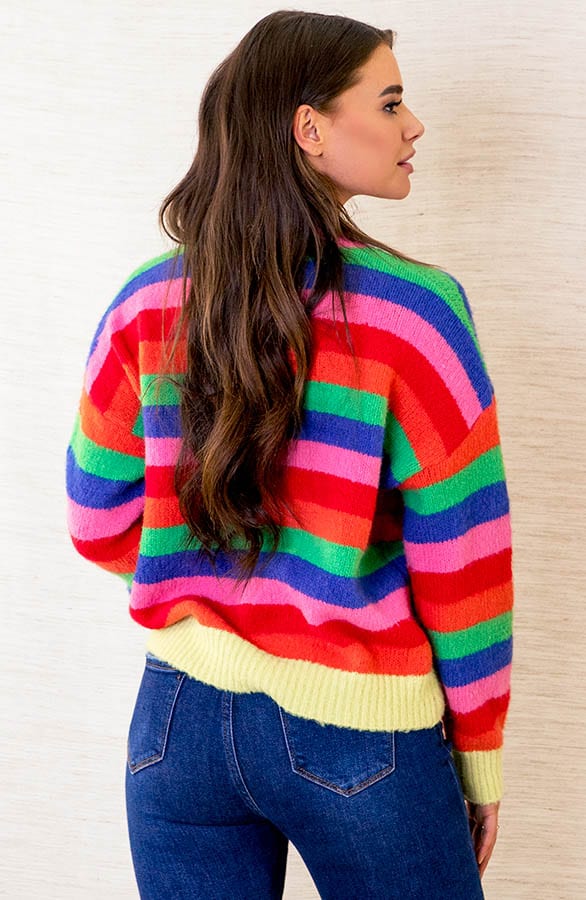 Rainbow Strepen Trui Rosie – shoparchief — foto 3